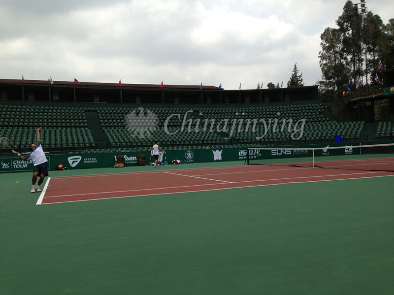昆明國(guó)際網(wǎng)球中心JY-8203鋼管落地式
